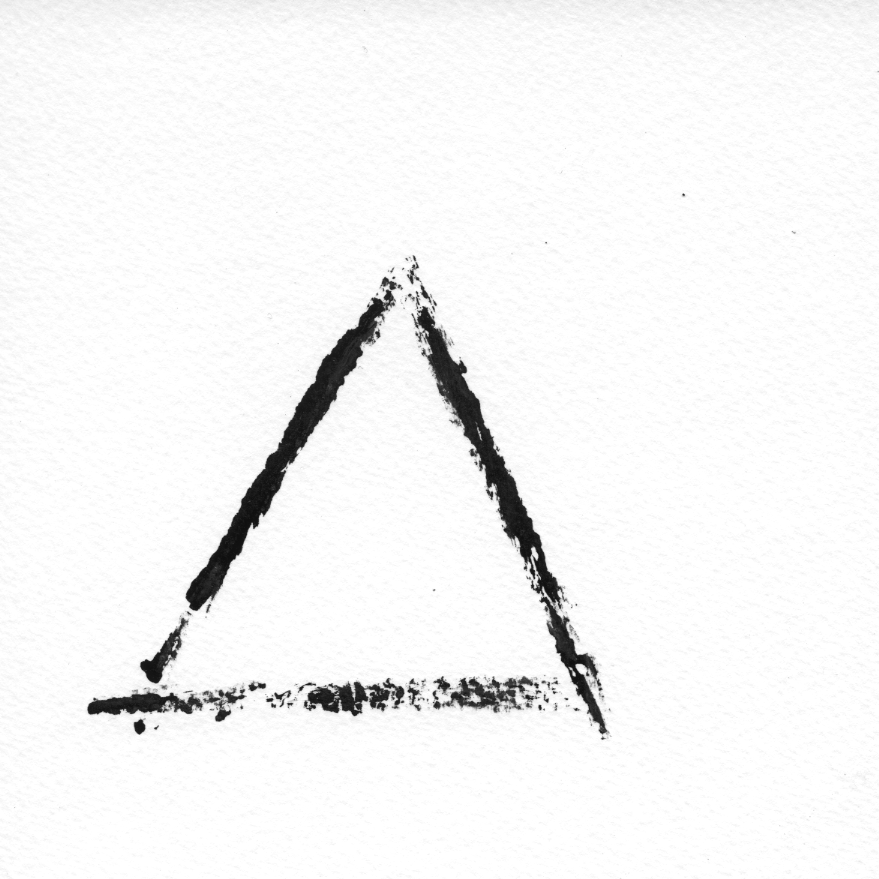 Feutre usage cote, triangle