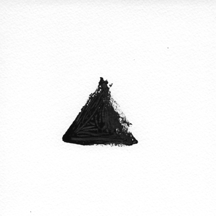 Feutre usage envers, triangle