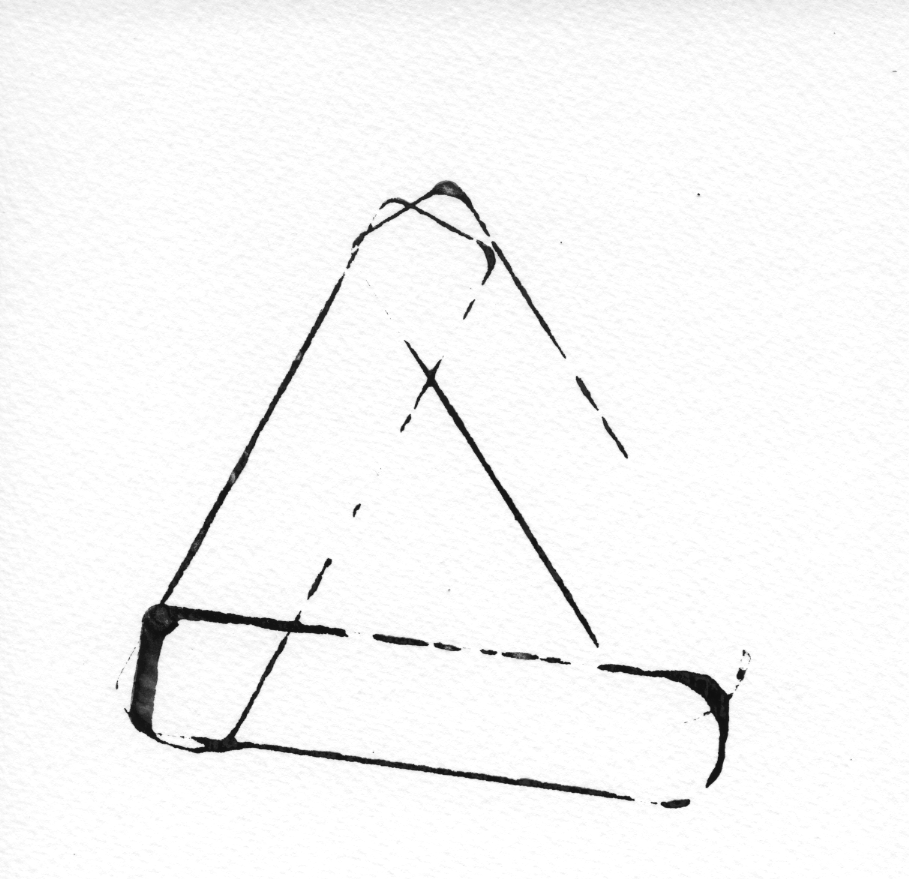 Perforatrice usage cote, triangle